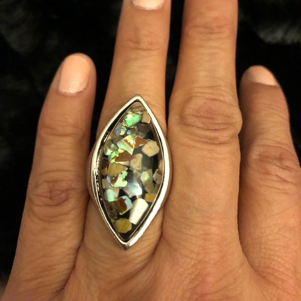 Beautiful confetti ring!